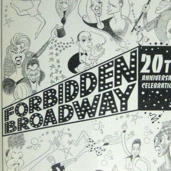 Forbidden Broadway 20th Anniversary Playbill July 2003 Donna English Fagan - Picture 2 of 7
